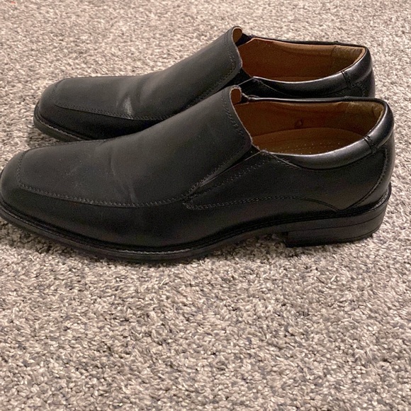 Dockers Men's Dress Shoes Lawton Water Resistant Slip on Loafers Black size 10 M - Picture 2 of 4